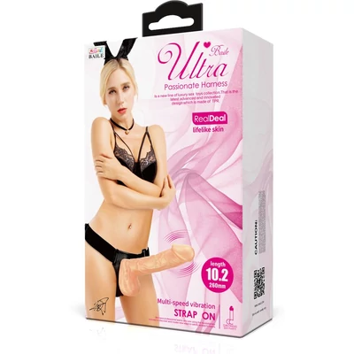 Ultra Passionate Harness Multi Speed Vibration 10,2" csatolható vibrátoros dildó