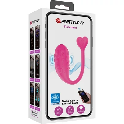 Pretty Love Fisherman applikációval vezérelt mini vibrátor