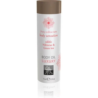 Luxury testolaj edible - Hibiszkusz & Zöld Tea 75ml