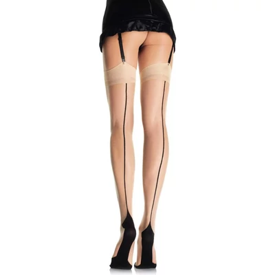 729213 LYCRA CUBAN FOOT harisnya O/S bőrszínű /BLK