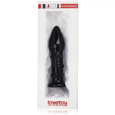 5.5" Glass Romance Black fenékdugó