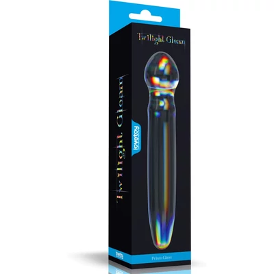 Twilight Gleam Glass Dildo- Prism Glass fenékdugó