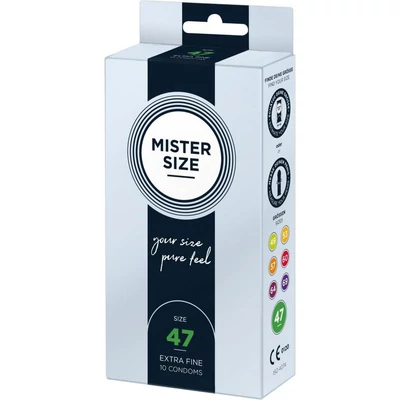 MISTER SIZE 47 mm óvszer 10 darab