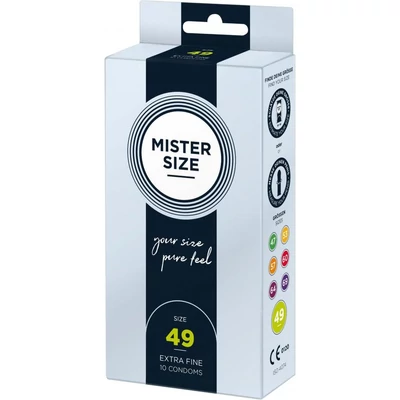 MISTER SIZE 49 mm óvszer 10 darab