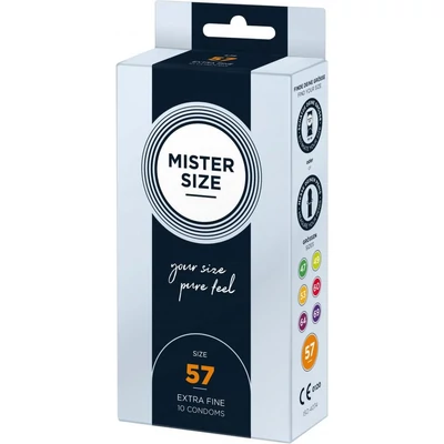 MISTER SIZE 57 mm óvszer 10 darab
