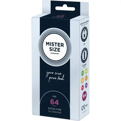 MISTER SIZE 64 mm óvszer 10 darab