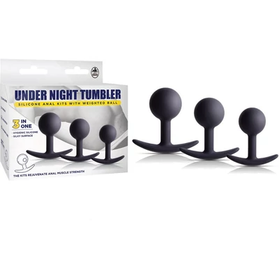 Under Night Tumbler Anal Kits with Weighted Ball szexuális segédeszköz szett
