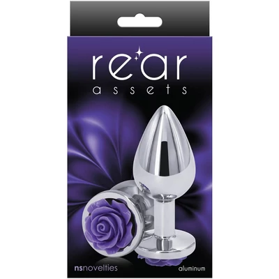 Rear Assets - Rose - Medium - Purple fenékdugó