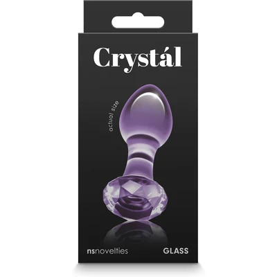 Crystal - Gem - Purple fenékdugó