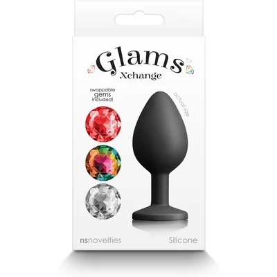 Glams Xchange - Round - Medium fenékdugó talppal