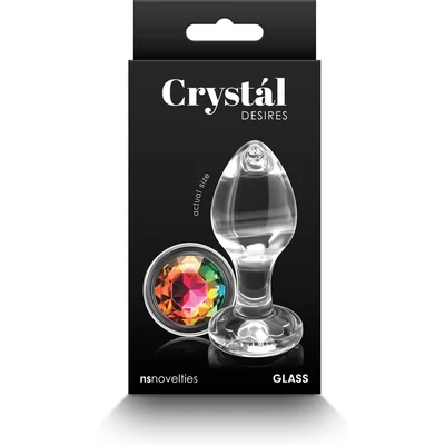 Crystal - Desires - Rainbow Gem - Medium fenékdugó