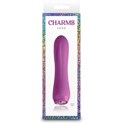 Charms - Fern - Ruby mini vibrátor