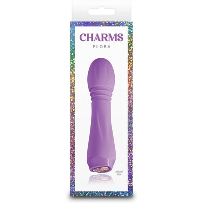 Charms - Flora - Violet mini vibrátor