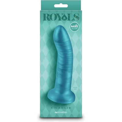 Royals - 6" Charlie - Metallic Teal dildó