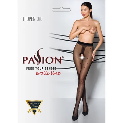 TIOPEN 018 fekete S/M 1/2 (20 den)