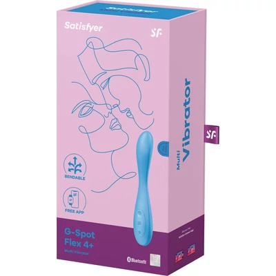 G-Spot Flex 4+ blue két motoros applikációsval vezérelhető vibrátor