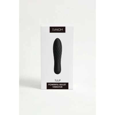 Tulip black mini vibrátor