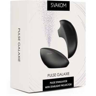 Pulse Galaxie Midnight Black szívóhatású csiklóizgató