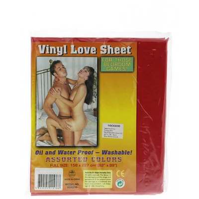 PVC Sheet red ágynemű