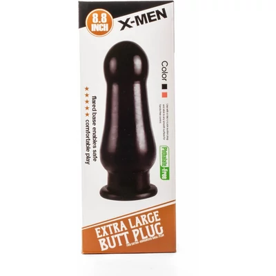 X-Men 8.8" Extra Large Butt Plug Black fenékdugó