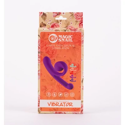 Magic Snail Magic Flexible Vibrator Purple kétmotoros g-pontos vibrátor