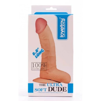 8.8 inch Ultra Soft 5 herés, letapasztható dildó