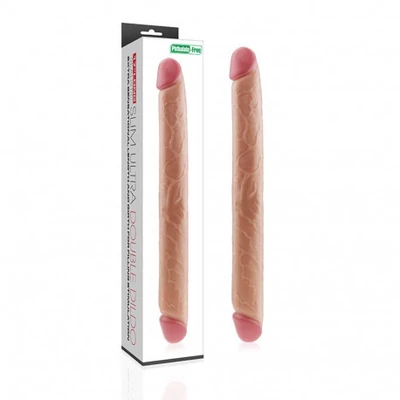 Realistic Slim Ultra kétágú dildó