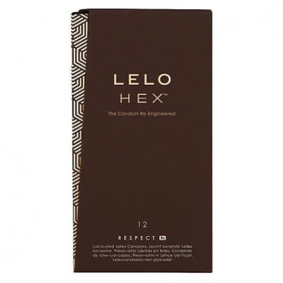 LELO Hex Respect XL - luxus óvszer (12db)