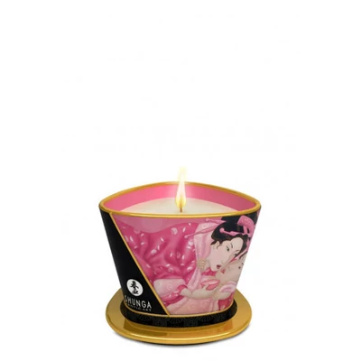 Shunga masszázsgyertya-rózsa 170ml