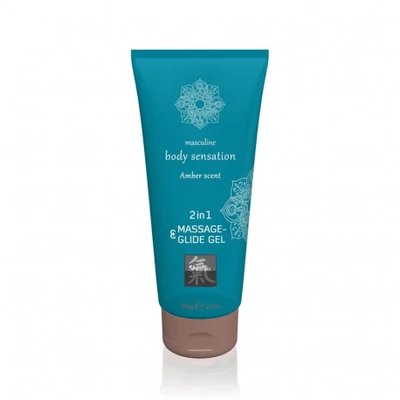 Shiatsu 2in1 masszázsolaj, síkosító-ámbra 200ml