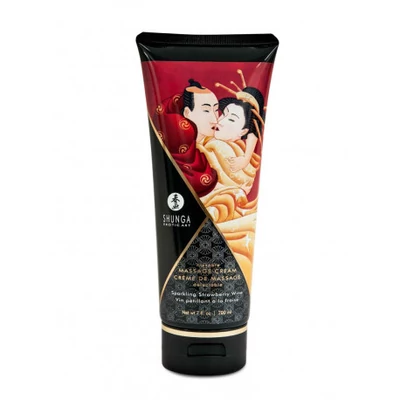 Shunga masszázs krém-eper 200ml