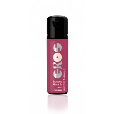 EROS GLIDES - Szilikonos natúr síkosító Glide & Care - 100ml
