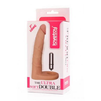 The Ultra Soft vibrátoros csatolható dildó