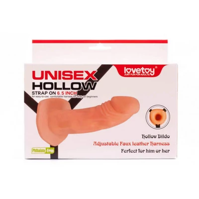 Unisex Hollow vízálló csatolható dildó