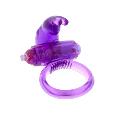 Rabbit Silicone csiklóizgatós, vibrátoros péniszgyűrű