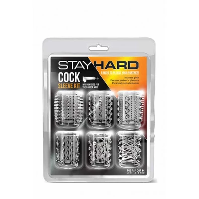 Stay Hard Cock vízálló péniszgyűrű 6 db