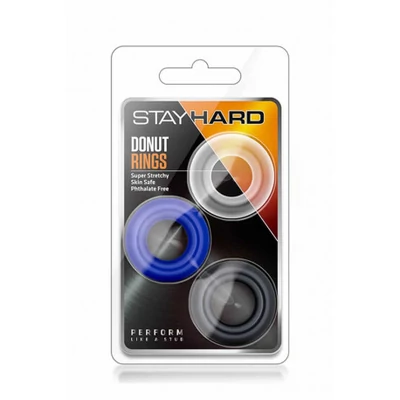 Stay Hard péniszgyűrű szett