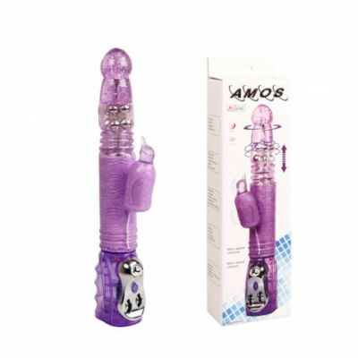 Amos Rabbit Vibrator Purple