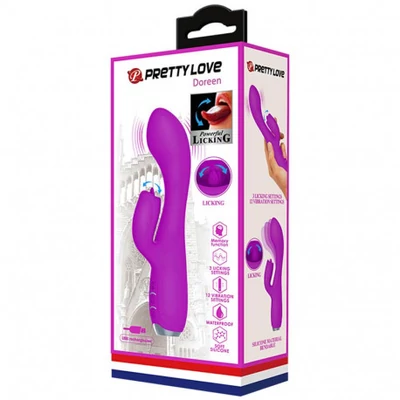Pretty Love Doreen nyelvi stimulációt utánzó vibrátor