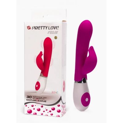 Pretty Love Felix kétágú, csiklóizgatós, g-pontos vibrátor