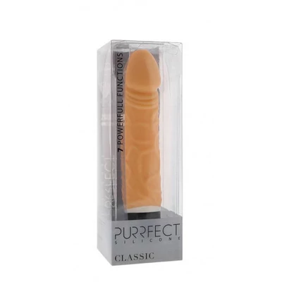 Purrfect Silicone Classic 6.5 inch g-pontos erezett Vibrátor