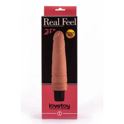 Real Feel Cyberskin erezett puha Vibrátor 