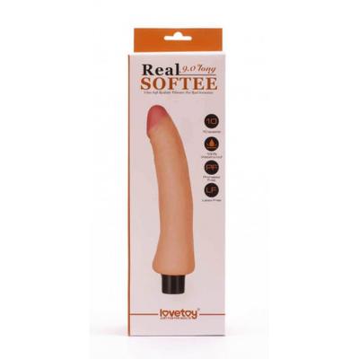 Real Softee élethű Vibrátoros Dildo