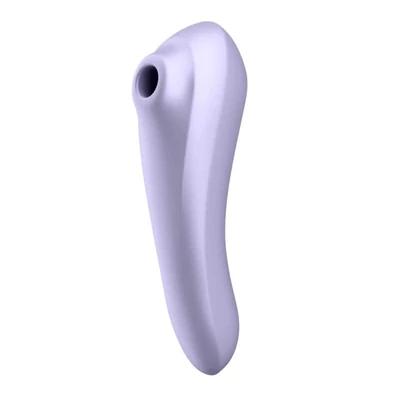 Dual Pleasure Mauve okostelefonnal irányítható léghullámos vibrátor