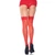 Sheer Stocking With Backseam - RED - O/S - HOSIERY